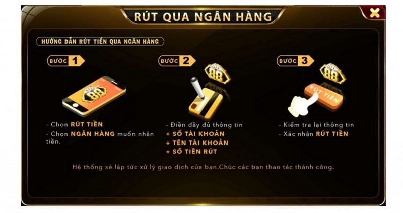 rút tiền go88 club về ngân hàng hay ví điện tử 