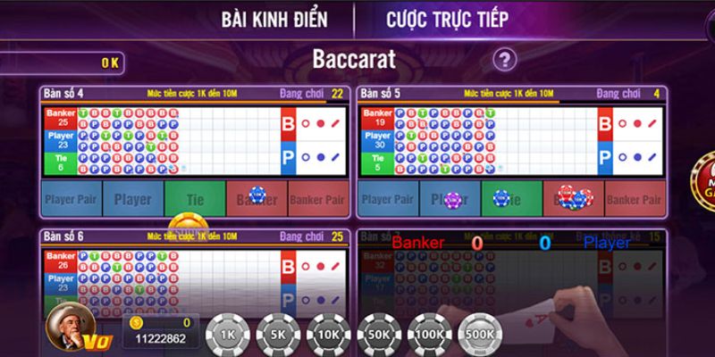 Chơi Baccarat68 game bài