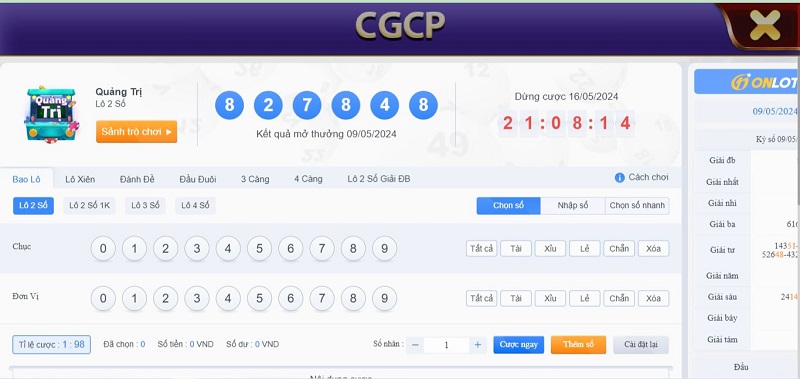 Tham gia lô đề online cực dễ tại 68 Game Bài